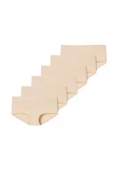 Короткие трусы, 6 шт. из органического хлопка 95/5 SCHIESSER, песочный
