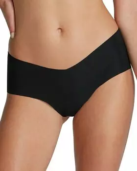 Короткие трусы Commando Invisible Rib One Size для девочек, черный