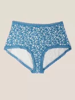 Короткие трусы с высокой талией White Stuff, синий/мульти