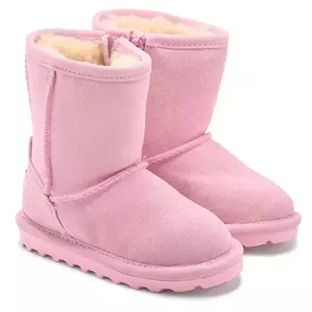Короткие водонепроницаемые ботинки Elle на молнии / для маленьких детей Bearpaw, розовый