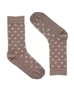 Короткие женские носки с принтом NAVE, кремовый