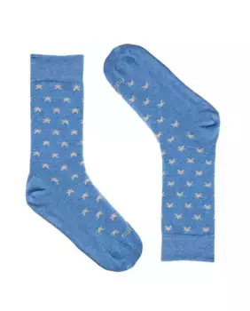 Короткие женские носки с принтом NAVE, синий