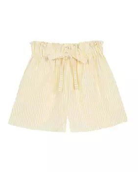 Короткие женские пижамные штаны в полоску Bohodot, желтый