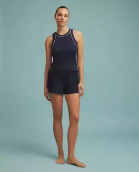 Короткие женские пижамы Lacoste, синий