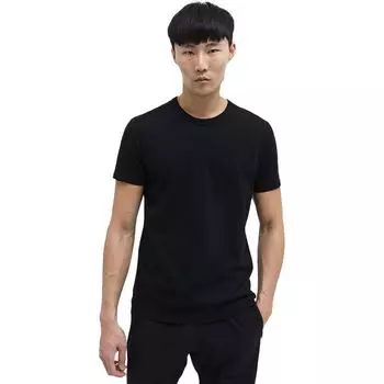 Короткий футболка с круглым вырезом Reigning Champ, черный