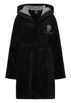 Короткий халат Carlo Colucci Como, черный