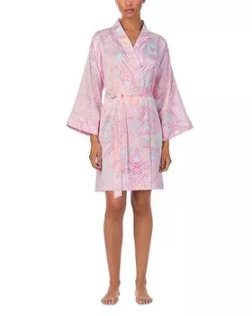 Короткий халат-накидка Ralph Lauren, розовый