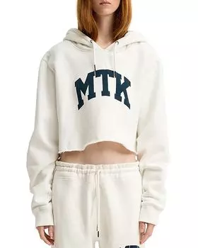 Короткий классический худи Denimist, белый