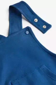 Короткий комбинезон из спортивного трикотажа H&M, синий
