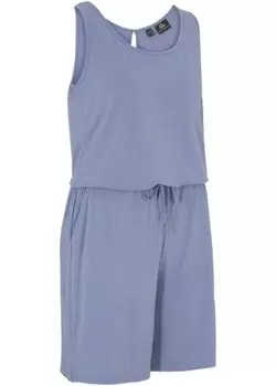 Короткий комбинезон с вискозой Bpc Bonprix Collection, синий