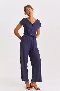 Короткий комбинезон с завязками на талии Top Secret, индиго