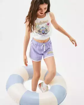 Короткий комплект для девочек Lilo & Stitch Kids El Corte Ingls, многоцветный