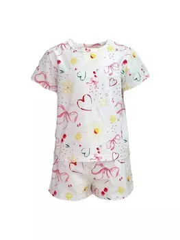 Короткий комплект «Счастливого лета» Lola + The Boys, белый