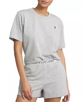 Короткий комплект Terry с короткими рукавами Polo Ralph Lauren, цвет Gray