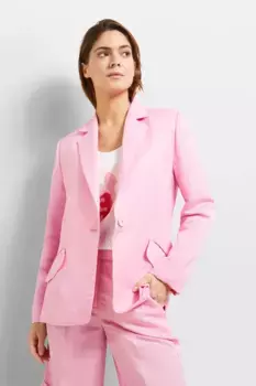 Короткий пиджак bugatti, слегка скроенный, розовый
