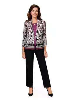 Короткий пиджак HERMANN LANGE Collection "Короткий пиджак HERMANN LANGE Collection Инга", цвет Malaga-Rose