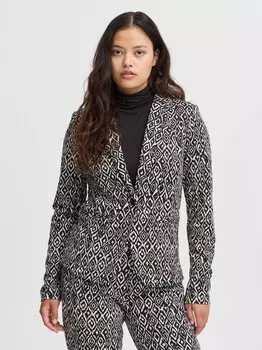 Короткий пиджак ihkate с принтом bl21 Ichi, черный