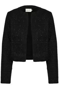 Короткий пиджак Shifta с открытым передом Cream, черный