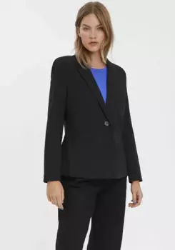 Короткий пиджак Vero Moda "VMSANDY LS SLIM BLAZER", черный