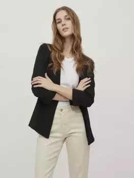 Короткий пиджак Vila "VIHER NEW 3/4 BLAZER -NOOS", черный