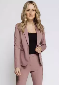 Короткий пиджак Zhrill, в классическом стиле, красный