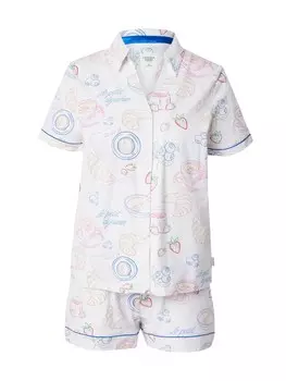 Короткий пижамный комплект Chelsea Peers, белый