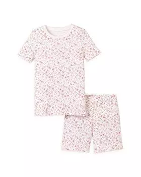 Короткий пижамный комплект Dorset для девочек - Little Kid, Big Kid Petite Plume, цвет Pink
