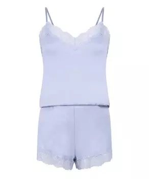 Короткий пижамный комплект Hunkemller, небесно-синий