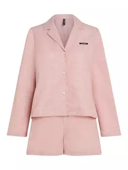 Короткий пижамный комплект Karl Lagerfeld, розовый