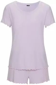 Короткий пижамный комплект VIVANCE Dreams, лавандовый
