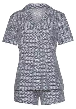 Короткий пижамный комплект VIVANCE Dreams, серый