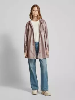 Короткий плащ с капюшоном RAINS