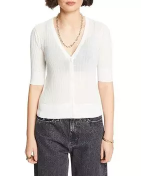 Короткий приталенный женский кардиган Esprit Collection, белый