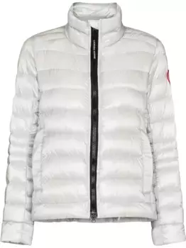 Короткий пуховик Cypress Canada Goose, серебяный