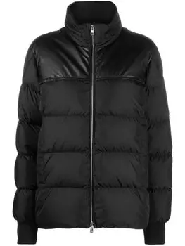 Короткий пуховик Moncler, черный