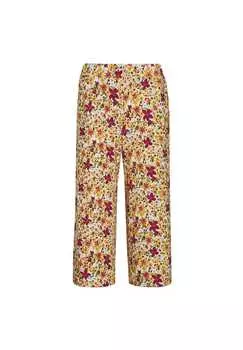Короткий размер: брюки Louisa с привлекательным принтом и мягкой драпировкой. Goldner, мультиколор