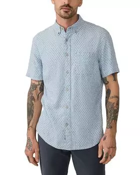 Короткий рукав Breeze Shirt Faherty, синий