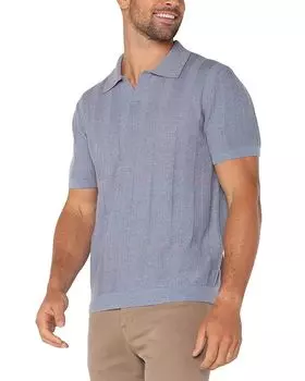 Короткий рукав Джонни Воротник Свитер Трикотажное Поло Liverpool Los Angeles, синий