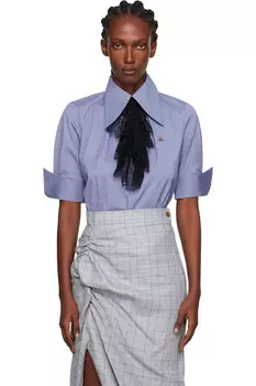 Короткий рукав футболка с принтом скрипки Vivienne Westwood, синий