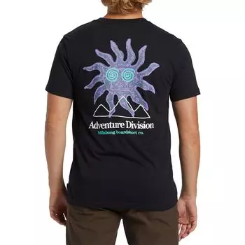 Короткий рукав футболка Up rise Billabong, черный