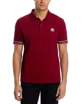 Короткий рукав Поло Рубашка Moncler, красный
