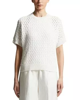 Короткий рукав свитер Peserico, белый