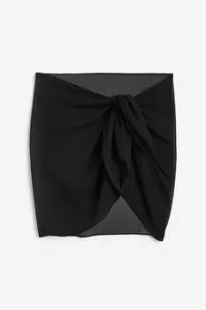 Короткий саронг H&M, черный