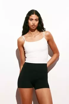 Короткий спортивный топ из материала drymove H&M, белый