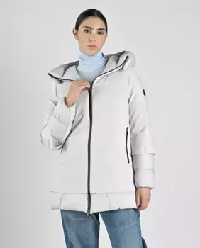 Короткий стеганый женский пуховик Canadian Classics, бежевый