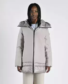 Короткий стеганый женский пуховик Canadian Classics, бежевый