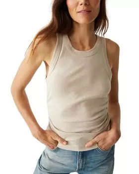 Короткий топ Ella Crop Michael Stars, коричневый/бежевый