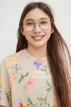 Короткий топ из хлопка H&amp;M