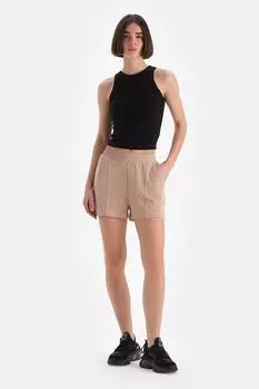 Короткий топ с овальным вырезом Dagi, черный