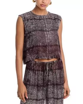 Короткий топ с пуговицами сзади Bella Dahl, коричневый